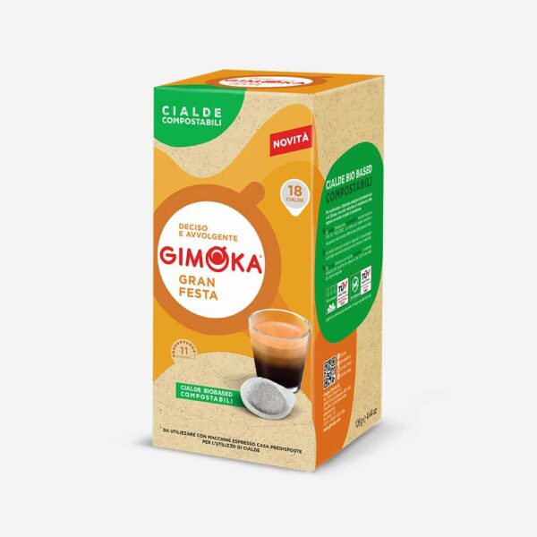 Delia macchina da caffè Gimoka colore bianco a cialde ESE