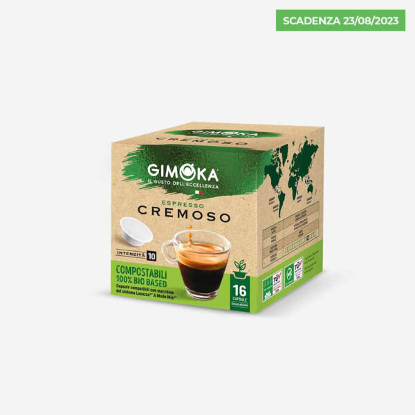caffè cremoso in capsule compatibili Gimoka compatibili lavazza a modo mio