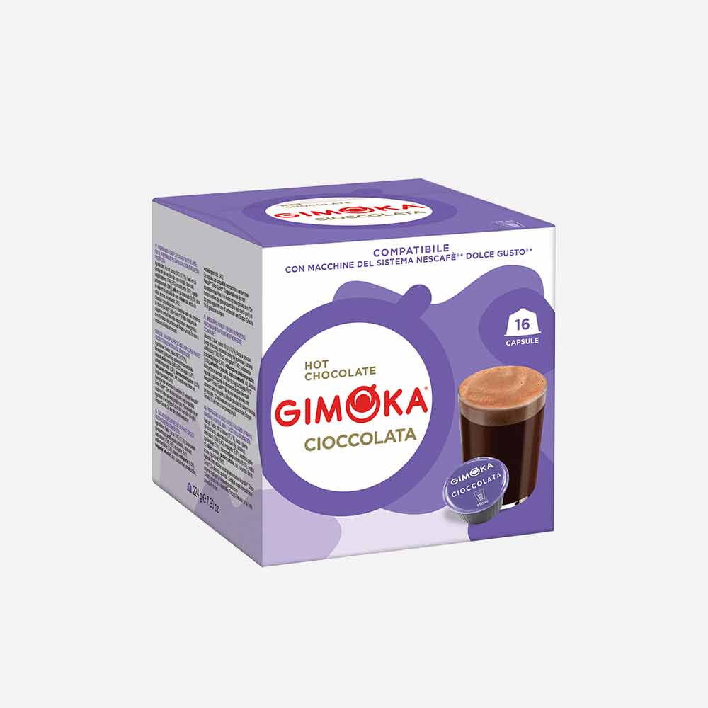 Cioccolata - Gimoka Capsule Compatibili Nescafè® Dolce Gusto® di Bevande  Solubili