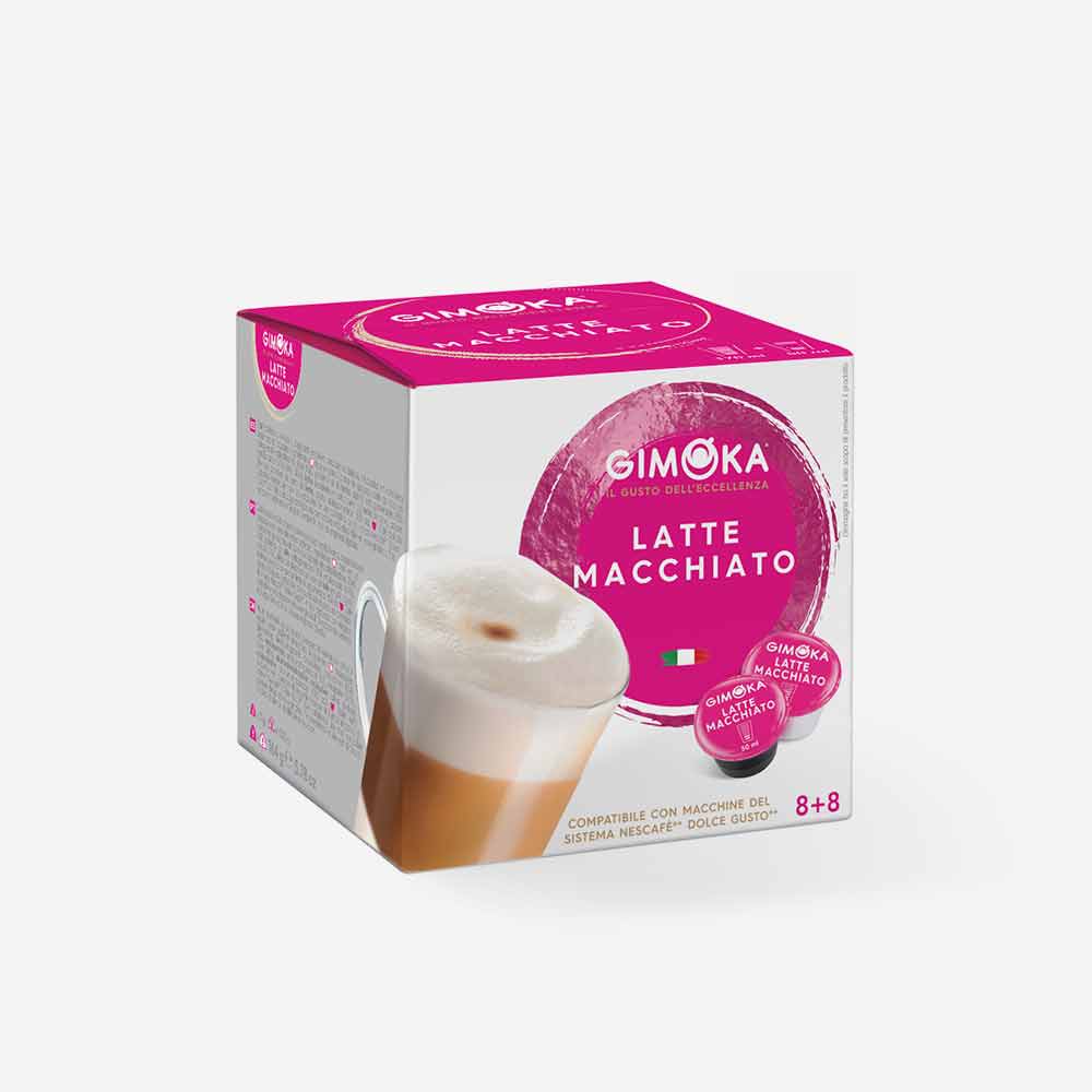 Latte Macchiato - Gimoka Capsule Compatibili Nescafè® Dolce Gusto® di  Bevande Solubili