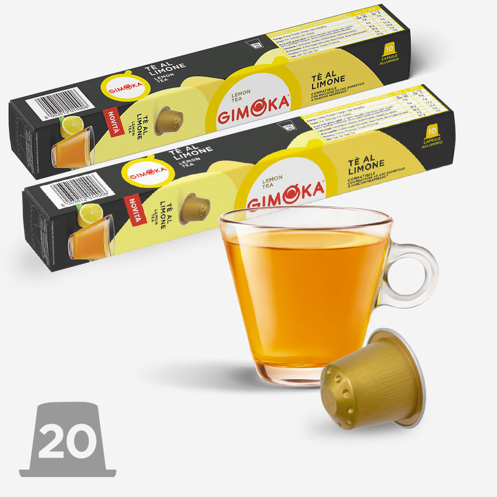 12 Capsule Compatibili Caffitaly Tè Al Limone Solubile