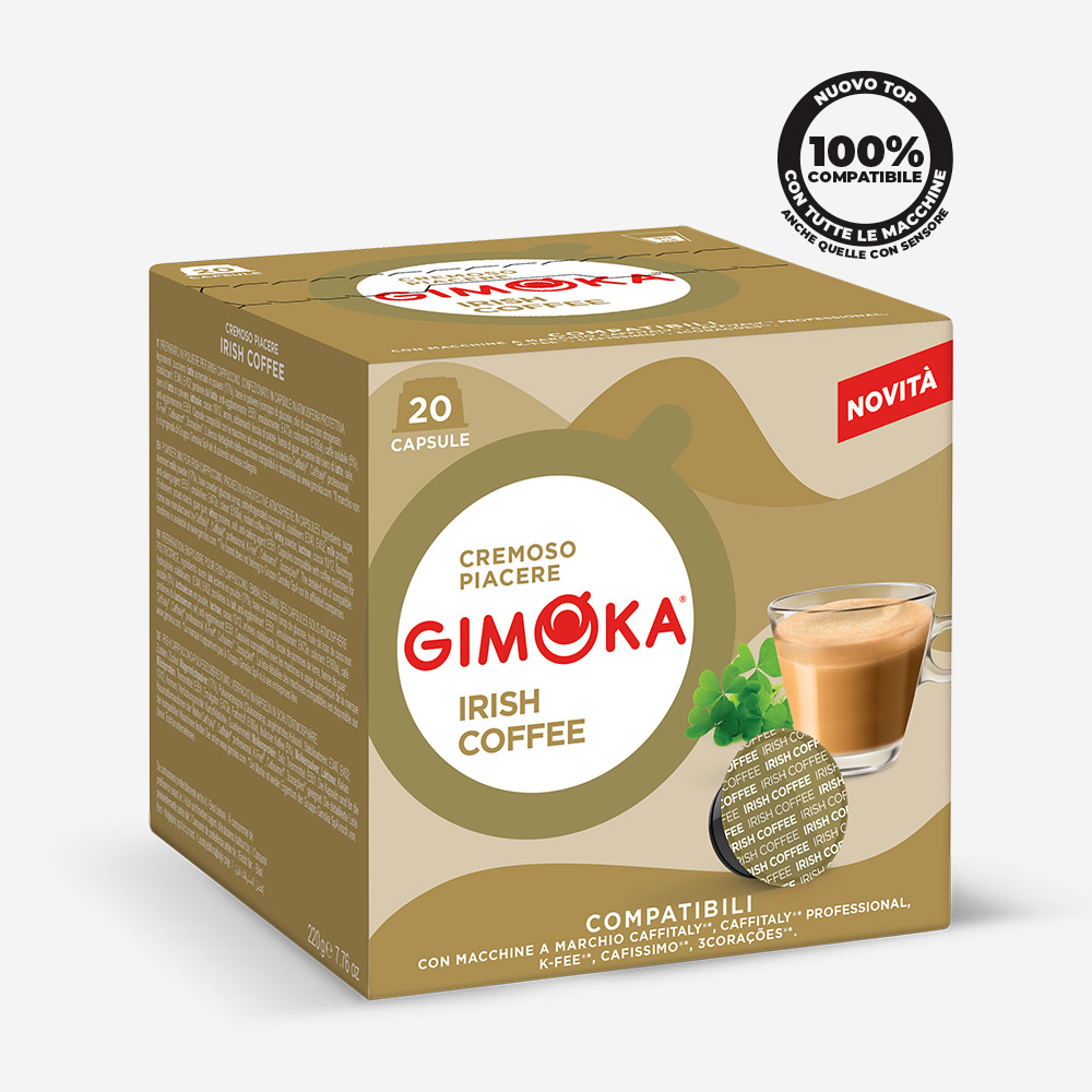 Bevanda Irish Coffee in capsule Gimoka compatibili Caffitaly