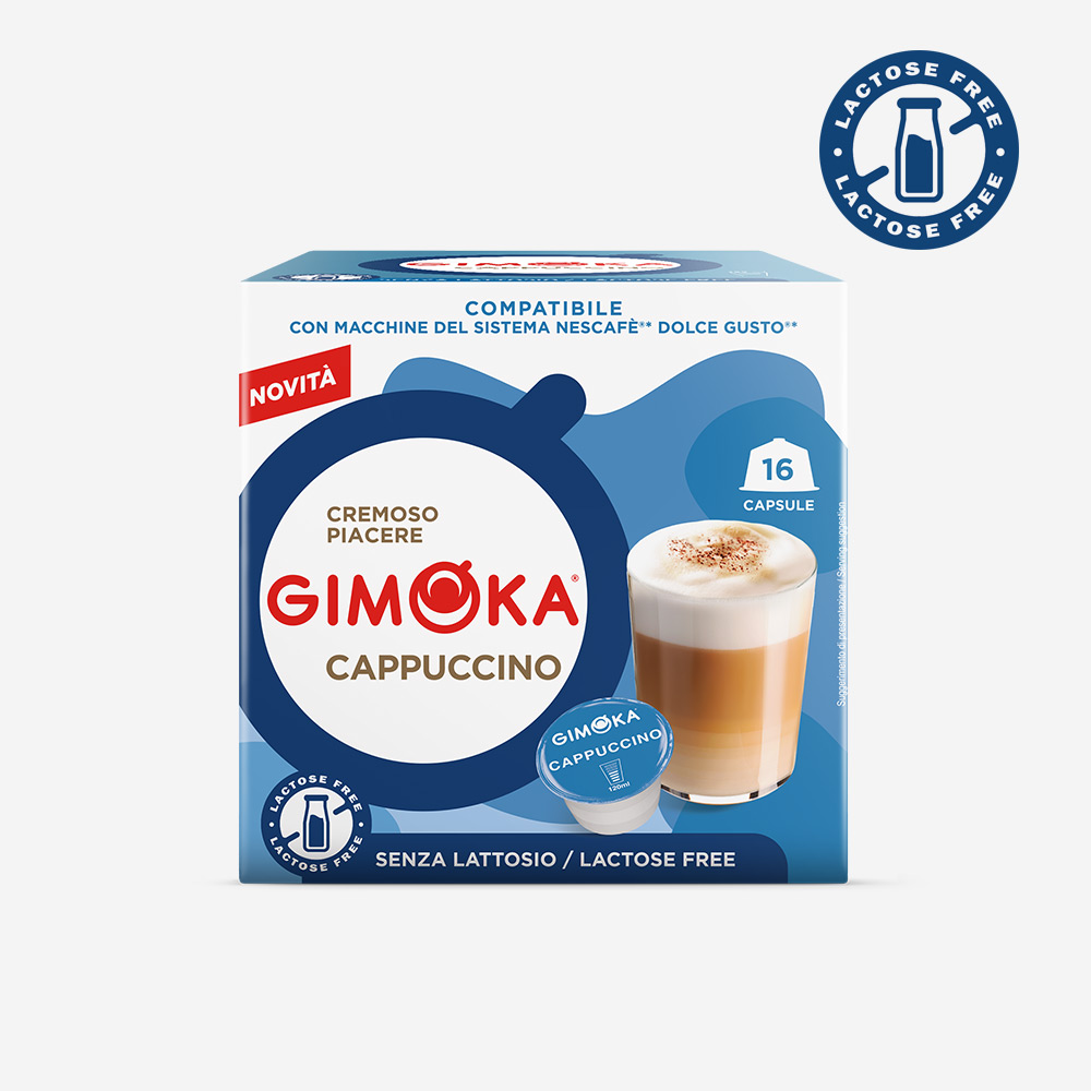 Gimoka Cappuccino senza Lattosio compatibile Dolce Gusto